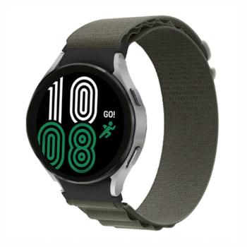 NYLON Remienok pre Samsung Galaxy Watch 5 (40mm / 44mm) 5 Pro 45mm zelený