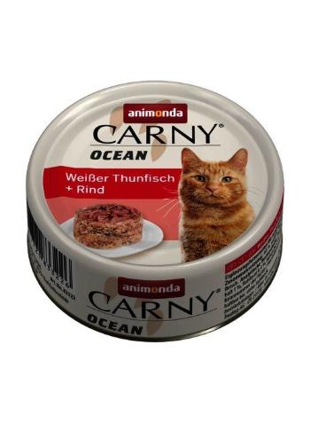 Konz.CARNY OCEAN 80g - tuniak + hovädzie