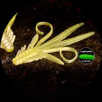 Redbass gumová nástraha nymfa lemon uv - xl 130 mm