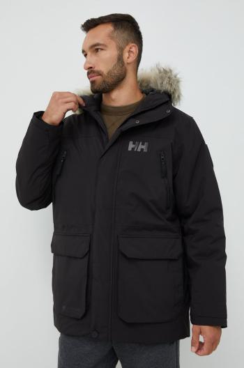 Bunda Helly Hansen REINE PARKA pánska, čierna farba, prechodná, 53630