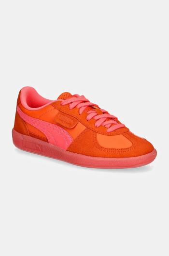 Kožené tenisky Puma Palermo oranžová farba, 398381
