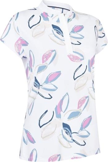 Callaway Linear Petals Womens Brilliant White XS Polo košeľa