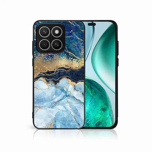 MY ART Ochranný kryt pre Honor X8c BLUE MARBLE (141)