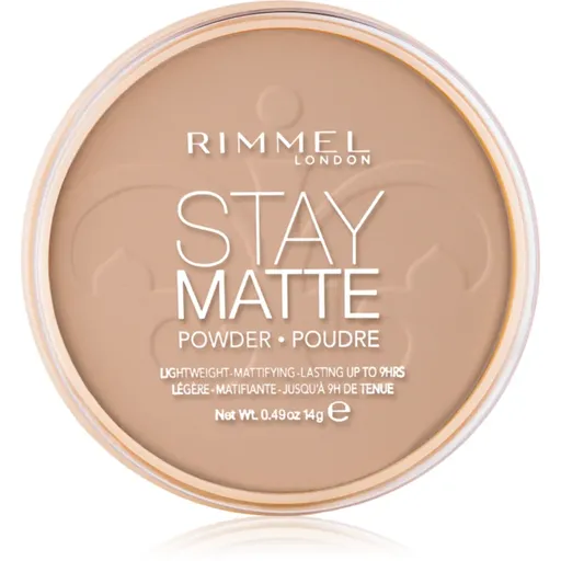Rimmel Stay Matte púder odtieň 010 Warm Honey 14 g
