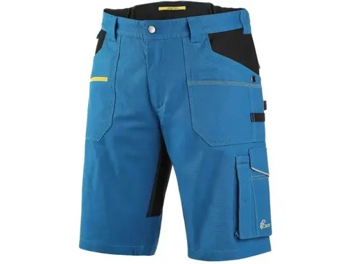 Kraťasy CXS STRETCH, pánske, stredne modré-čierne, veľ. 58