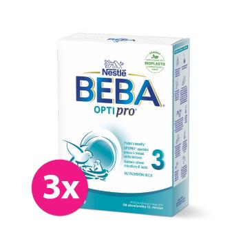 3x BEBA OPTIPRO® 3 Mlieko batoľacie, 500 g​