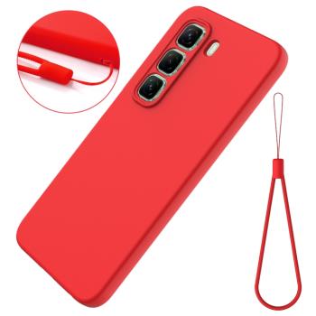 RUBBER Ochranný kryt pre Infinix Hot 50 červený