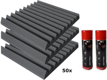 Mega Acoustic PA-PMK-4 50x50 Dark Gray SET Dark Grey Absorpčný penový panel