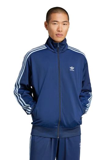 Mikina adidas Originals Firebird Tracktop pánska, tmavomodrá farba, s nášivkou, JP2544