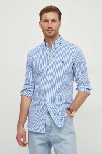 Košeľa Polo Ralph Lauren pánska, slim, s golierom button-down, 710929344