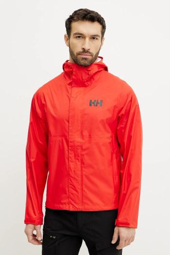 Turistická bunda Helly Hansen Loke červená farba, 63396