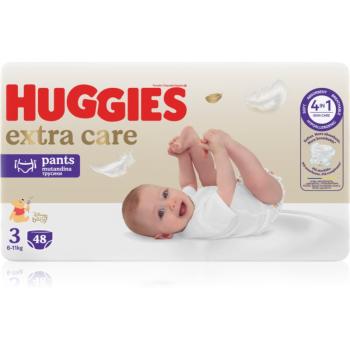 Huggies Extra Care Pants Size 3 jednorazové plienkové nohavičky 6 - 11 kg 48 ks