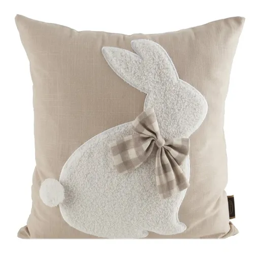 ArtFir Veľkonočná obliečka na vankúš EASTER 38 | béžová/krémová 45 x 45 cm