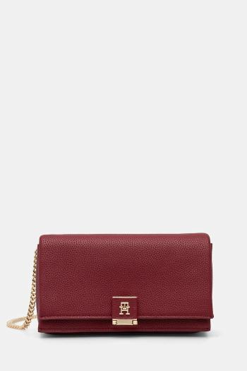 Kabelka Tommy Hilfiger bordová farba, AW0AW17403