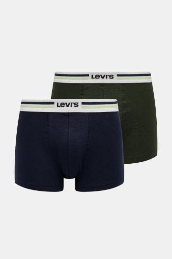 Boxerky Levi's 2-pak zelená farba, 37149-1091