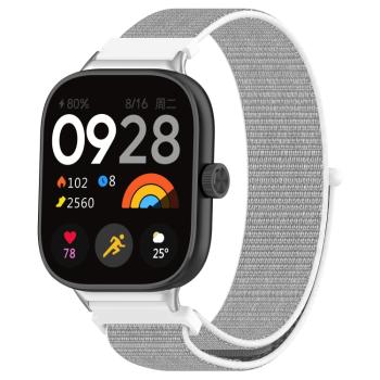 NYLON Remienok pre Xiaomi Smart Band 8 Pro bielošedý