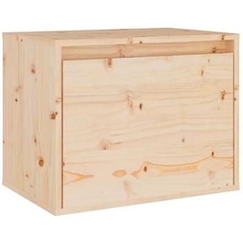 Shumee nástenná 45×30×35 cm masívne borové drevo, 813435