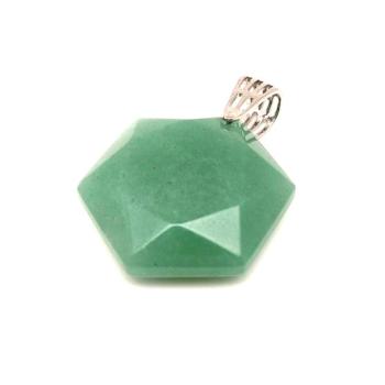 Hexagon medál Aventurin 3cm
