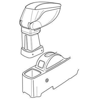 Adaptér k lakťovej opierke 56099 OPEL AGILA (LAM56099)