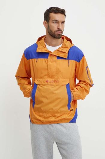 Bunda Columbia Challenger Windbreaker pánska, oranžová farba, prechodná, 2091001