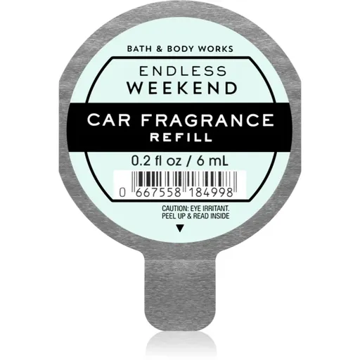Bath & Body Works Endless Weekend vôňa do auta náhradná náplň 6 ml