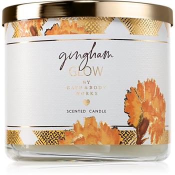 Bath & Body Works Gingham Glow vonná sviečka 411 g