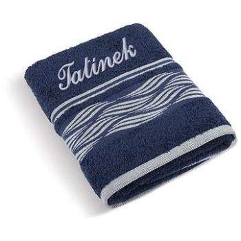 BELLATEX s.r.o. Froté uterák 50 × 100 Vlnka 72/126 s výšivkou „Tatínek“ (3663)
