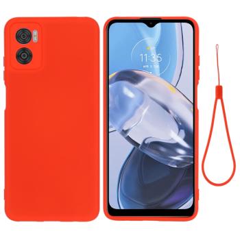 RUBBER Ochranný kryt pre Motorola Moto E22 / E22i červený