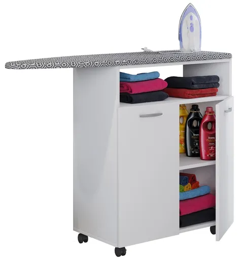 VCM Žehlicí skříň Bigilo, bílá