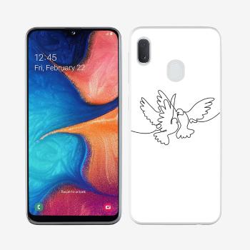 MY ART Ochranný kryt Samsung Galaxy A20e DOVE (031)