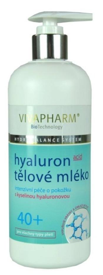 VIVAPHARM Telové mlieko s kyselinou hyalurónovou 400 ml