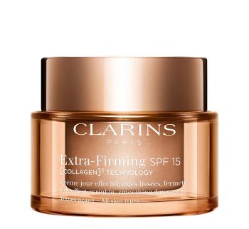 Clarins Denný spevňujúci krém pre všetky typy pleti SPF 15 Extra-Firming Collagen Technology (Cream) 50 ml