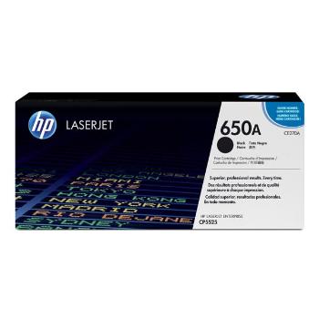 HP 650A CE270A čierný (black) originálny toner