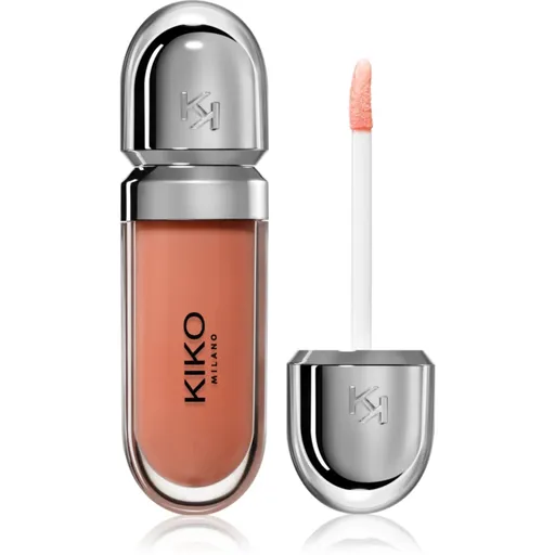 KIKO Milano 3D Hydra hydratačný lesk na pery odtieň 08 Natural Rosewood 6.5 ml