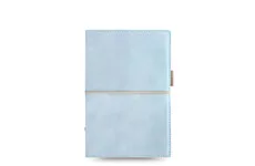 Filofax Domino Soft A6 týždenný 2026 pastelový modrý