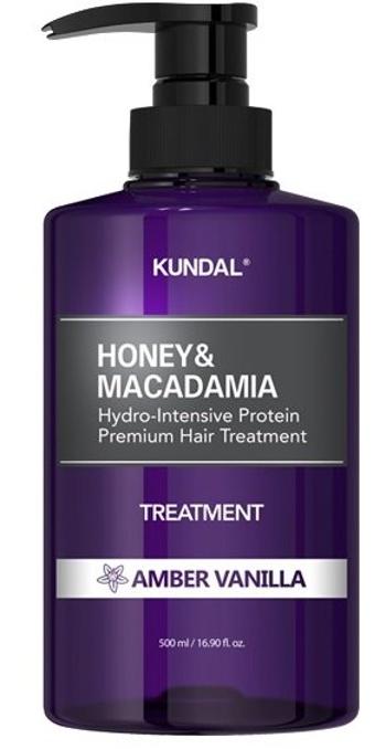 KUNDAL Honey&Macadamia Treatment - hydrointenzívna proteínová kúra na vlasy s vanilkou 500 ml