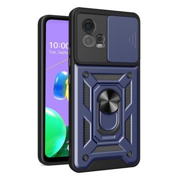 RING CAMERA Kryt s držiakom pre Motorola Moto G72 modrý