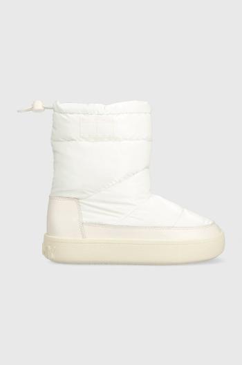 Snehule Tommy Jeans TJW WINTER BOOT biela farba, EN0EN02252