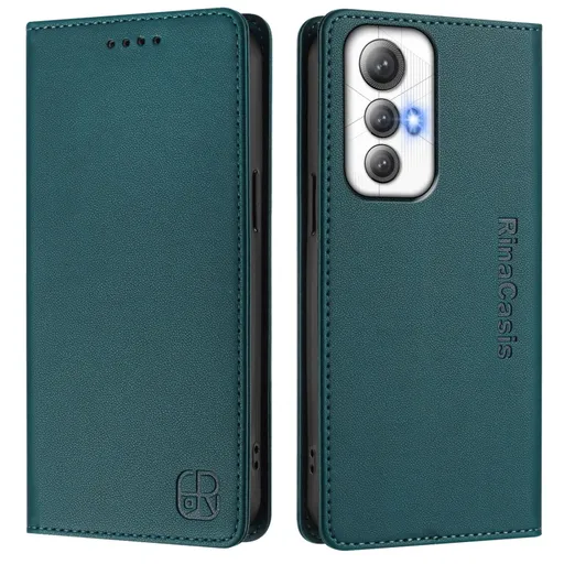 RINA Zaklápacie puzdro pre Cubot Max 5 tmavozelené