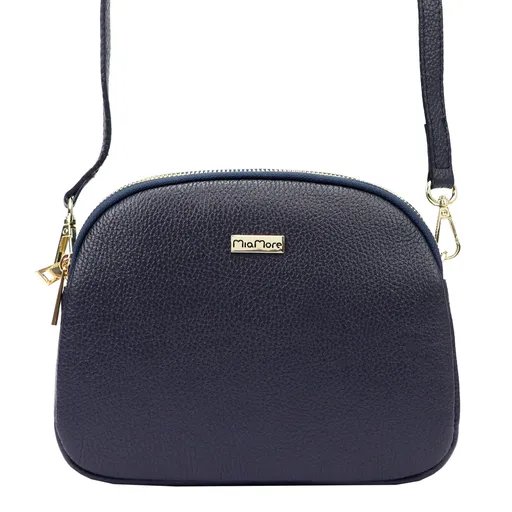 Praktická crossbody kabelka z pravej kože