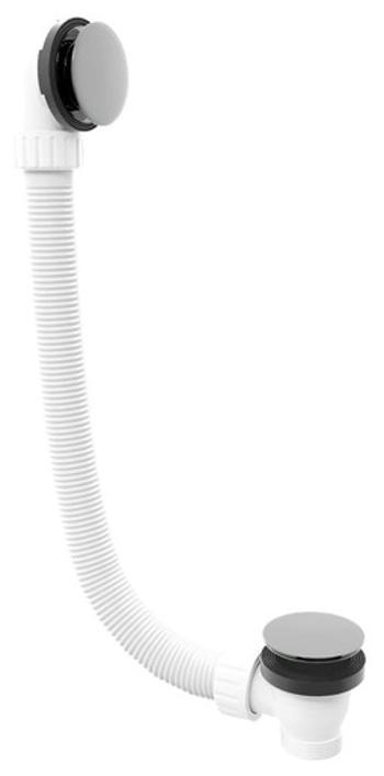 Vaňová súprava Polysan, click-clack, dĺžka 1200mm, zátka 72mm, chróm 71858