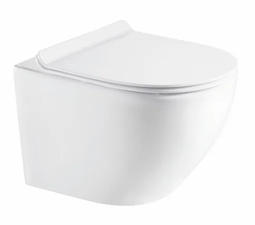 OLSEN SPA - Závesné WC ARCO RIMLESS sa SLIM sedadlom Soft-close OLKLT046E