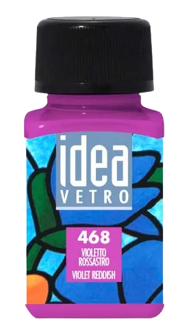 MAIMERI IDEA VETRO - Farby na sklo 468 - violet reddish, 60 ml