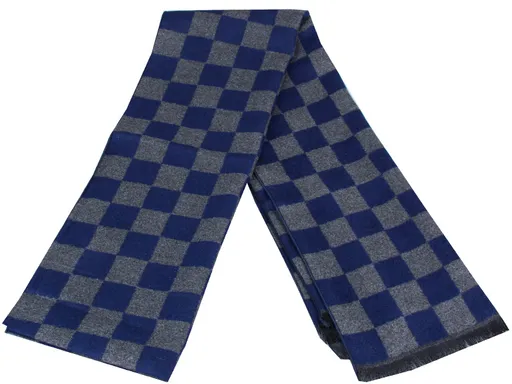 Modro-šedý pánsky šál PNN61