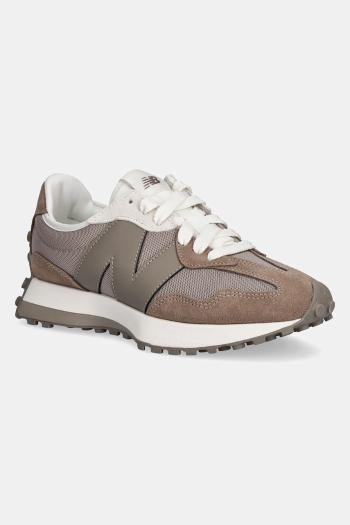 Tenisky New Balance 327 hnedá farba, U327LNC