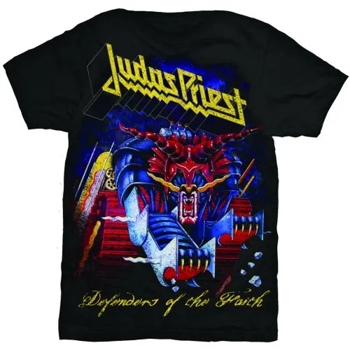 Judas Priest tričko Defender of the Faith Čierna S