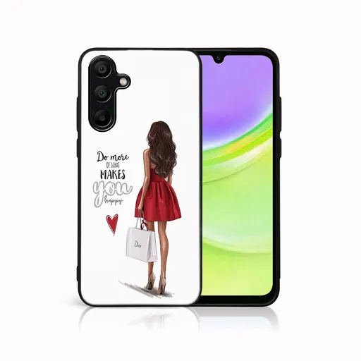 MY ART Ochranný kryt pre Samsung Galaxy A55 5G RED DRESS (137)