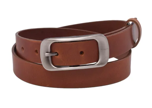 Kožený dámsky opasok 720-25-37 koňak pracka Justína