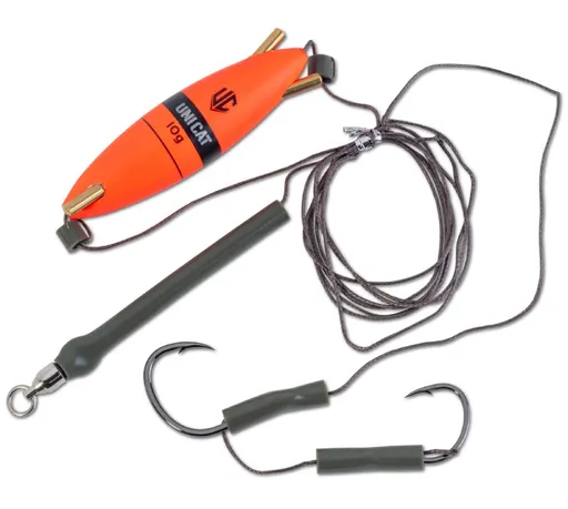 Uni cat nadväzec power rattle hair rig sx-67 200 cm - 5/0+2/0 20 g 105 kg