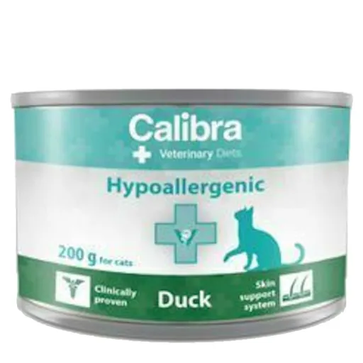 CALIBRA Veterinary Diets Hypoallergenic konzerva pre mačky Duck 200 g